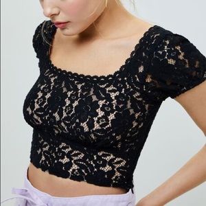NWT Pacsun Lottie Moss Lace Bustier Top